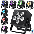 LIGHT4ME ACCU PAR RGBWA-UV reflektor bateryjny 4400 mAh oświetlenie sceniczne efekt świetlny 6x6W LED