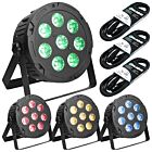 LIGHT4ME PENTA PAR 8x12W MKII RGBWA LED slim + 3 x przewód DMX
