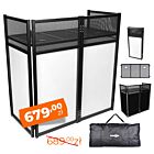 STAND4ME DJ PARAWAN XL stół ekran BK/WH DJ SCREEN