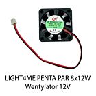 Z. LIGHT4ME PENTA PAR 8x12W RGBWA WENTYLATOR 12V