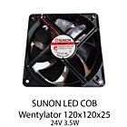 Z. SUNON LED COB WENTYLATOR 120X120X25 24V 3,5W