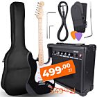 NN EG SET BK zestaw gitarowy gitara elektryczna stratocaster