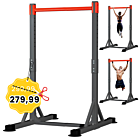 NN HSD200 stacjonarny drążek do podciągania ćwiczeń regulowany czarny 149-216 cm