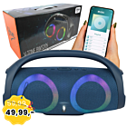 V-TONE BWS205 BL głośnik Bluetooth bezprzewodowy przenośny niebieski akumulatorowy USB microSD AUX MP3 FM 2x5W