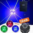 EVOLIGHTS COSMIC BALL LASER multiefekt świetlny DMX oświetlenie sceniczne dyskotekowe klubowe LED 360° laser ring regulowana wysokość 0-3 m 8x500mW RGB+96x0,5W RGB SMD 5050
