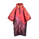 DH Garden Poncho Czerwona Dolina 145x115 cm kurtka płaszcz peleryna z kapturem duża kieszeń na zamek