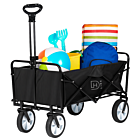 DH Line CART 90 wózek transportowy turystyczny plażowy kempingowy ogrodowy z rączką 4-kółkowy składany do 60 kg