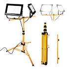 DH Line H200 lampa robocza halogen budowalny naświetlacz LED 2x100W IP65 statyw stojak przewód 3 m zestaw