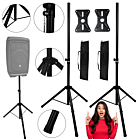 DNA BOX2 SET BAG stojak tripod statyw kolumnowy żelazny czarny podstawa kolumnowa pin zabezpieczający pokrowiec zestaw 2 szt.