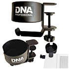 DNA DJ BOOTH WEB uchwyt wielofunkcyjny na kubek wieszak na słuchawki przybornik do stanowiska stołu DJ aluminium do 5 kg