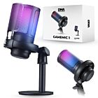 DNA GAMEMIC 1 mikrofon pojemnościowy USB RGB do komputera gamingowy studyjny przewodowy uchwyt mikrofonowy statyw biurkowy pop filtr zestaw