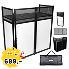 STAND4ME DJ PARAWAN XL stół ekran BK/WH DJ SCREEN