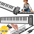 DNA ROLL 61 V2 keyboard zwijany silikonowy przenośny bateryjny klawisze organy