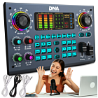 DNA SC TWO zewnętrzna karta dźwiękowa cyfrowa akumulatorowa interfejs audio Bluetooth DSP USB-C Phantom 15 efektów dźwiękowych streaming live
