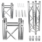DNA T4 150 kratownica sceniczna trawers na oświetlenie aluminiowa kwadratowa srebrna 50x2 mm 1,5 m