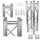 DNA T4 200 kratownica sceniczna trawers na oświetlenie aluminiowa kwadratowa srebrna 50x2 mm 2 m