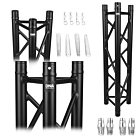 DNA TB3 150 kratownica sceniczna trawers na oświetlenie aluminiowa trójkątna czarna 50x2 mm 1,5 m