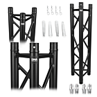 DNA TB3 200 kratownica sceniczna trawers na oświetlenie aluminiowa trójkątna czarna 50x2 mm 2 m