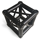 DNA TQB4 narożnik sześcienny do kratownicy trawersu na oświetlenie aluminium czarny 50x2 mm 29x29x29 cm