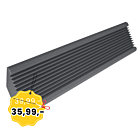 DNA ABT szara akustyczna pułapka basowa do narożników pianka wygłuszająca redukcja echa pogłosu