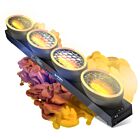 EVOLIGHTS LUMEN ROTO 0 ruchomy efekt oświetleniowy LED DMX nieskończona rotacja 4x40W WW COB + 220x0,2W RGB efekt ring efekt tła 2x uchwyt montażowy omega 2x łącznik do urządzeń