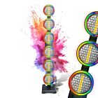 EVOLIGHTS LUMEN TWO efekt oświetleniowy retro vintage dekoracja świetlna LED DMX WW+RGB ciepła biel podstawa podłogowa uchwyty montażowe omega