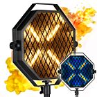 EVOLIGHTS LUMENO X V2 reflektor vintage oświetlenie sceniczne retro ciepła biel efekt tła 4x60W WW LED + 48x0,2 RGB LED