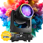 EVOLIGHTS NEO BEAM 200W głowica ruchoma LED oświetlenie sceniczne