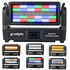 EVOLIGHTS SUNRAY STROBE HEAD ruchomy stroboskop sceniczny IP65 oświetlenie LED efekt świetlny 576x0,2W RGB SMD 5050+336x1W CW/A SMD 3030 2x uchwyt montażowy omega