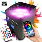 LIGHT4ME ACCU PAR 6x10W RGBWAUV akumulatorowy reflektor par oświetlenie dekoracyjne LED DMX W-DMX Wi-Fi aplikacja mobilna 8800 mAh pilot bezprzewodowy