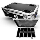 LIGHT4ME ACCU PAR 6x10W CASE 8IN1 skrzynia transportowa na 8 akumulatorowych reflektorów scenicznych ładowarka 8 gniazd elektrycznych przegroda na akcesoria 4 kółka mechanizm blokady