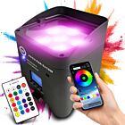 LIGHT4ME ACCU PAR 6x10W RGBWAUV akumulatorowy reflektor par oświetlenie dekoracyjne LED DMX W-DMX Wi-Fi aplikacja mobilna 8800 mAh pilot bezprzewodowy