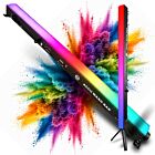 LIGHT4ME ACCU WASH BAR akumulatorowa listwa oświetleniowa wash bar LED DMX W-DMX 8800 mAh 192x0,3W RGB dyfuzor pilot bezprzewodowy statyw trójnożny do pracy w pionie 2x uchwyt montażowy