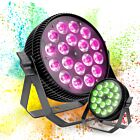 LIGHT4ME ALU TETRA RGBW PAR 18x10W reflektor sceniczny oświetlenie imprezowe DJ LED DMX uchwyt montażowy sterowanie dźwiękiem