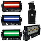 LIGHT4ME AURORA STROBE HEAD ruchomy stroboskop sceniczny oświetlenie LED efekt świetlny 672x0,2W RGB SMD5050+144x1W WW SMD3030 2x uchwyt montażowy omega