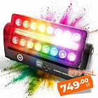LIGHT4ME AURORA WASH HEAD ruchomy efekt oświetleniowy oświetlacz wash oświetlenie sceniczne LED DMX 16x12W RGBW + 144x1W CW/A 2x uchwyt montażowy omega