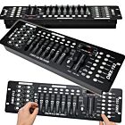LIGHT4ME DMX 192 MKIII suwakowy sterownik DMX do oświetlenia scenicznego 192-kanałowy 8 suwaków 23 banki scen 6 sekwencji Chase rack 19