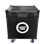 LIGHT4ME FOCUS 200W BEAM CASE 2IN1 skrzynia transportowa na 2 głowice ruchome akcesoria 4 kółka mechanizm blokady