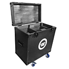 LIGHT4ME FOCUS 300W BEAM CASE 2IN1 skrzynia transportowa na 2 głowice ruchome akcesoria 4 kółka mechanizm blokady