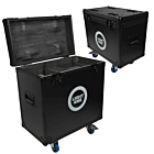 LIGHT4ME FOCUS 300W BEAM CASE 2IN1 skrzynia transportowa na 2 głowice ruchome akcesoria 4 kółka mechanizm blokady