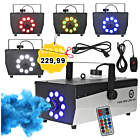 LIGHT4ME FOG 900 LED V2 wytwornica dymu mgły pilot bezprzewodowy kontroler przewodowy 900W