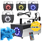 LIGHT4ME FOG 900 LED V2 wytwornica dymu mgły pilot bezprzewodowy kontroler przewodowy 900W