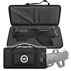 LIGHT4ME FOGun 1200 BAG torba transportowa dedykowany pokrowiec ochronny na wytwornicę dymu tkanina Oxford 600D profilowana wkładka z pianki podwójny zamek błyskawiczny kieszeń na akcesoria podwójny uchwyt ręczny 72 x 32,5 x 16 cm