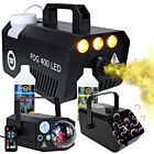 LIGHT4ME GIG SET 2 wytwornica dymu 400W LED płyn do dymu 1l akumulatorowa wytwornica baniek płyn do baniek 1l efekt oświetleniowy 4w1 RGBW+RGB+laser R/G zestaw na event imprezę