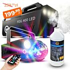 LIGHT4ME GIG SET 1 wytwornica dymu 400W LED płyn do dymu 1l efekt oświetleniowy 4w1 RGBW+RGB+laser R/G zestaw na event imprezę