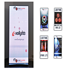 LIGHT4ME LED POSTER 1 ekran LED wyświetlacz wewnętrzny zdalnie sterowany P2.5 256x768 PC USB Wi-Fi Android HDMI case zestaw