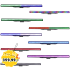 LIGHT4ME LED WALL 363 listwa oświetleniowa DMX dekoracja światłem 36x3W RGB SMD 3535 wypukłe soczewki uchwyt montażowy