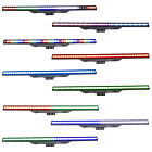 LIGHT4ME LED WALL 403 listwa oświetleniowa DMX dekoracja światłem 40x3W RGB SMD 3535 wypukłe soczewki uchwyt montażowy