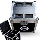 LIGHT4ME MH BEAM 100 CASE 2IN1 skrzynia transportowa na 2 głowice ruchome przegroda na akcesoria 4 kółka mechanizm blokady