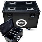 LIGHT4ME MH WASH 19x25 RGBW CASE 2IN1 skrzynia transportowa na 2 głowice ruchome przegroda na akcesoria 4 kółka mechanizm blokady